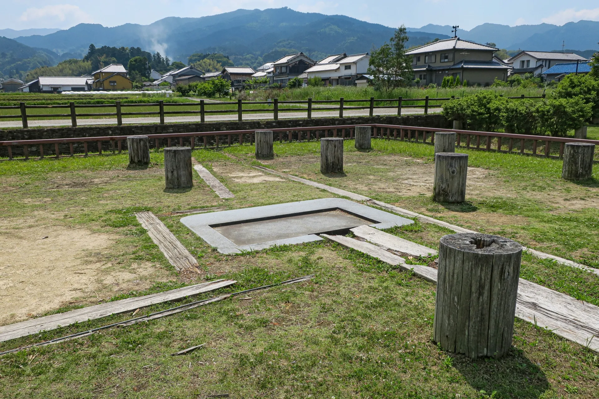 飛鳥水落遺跡